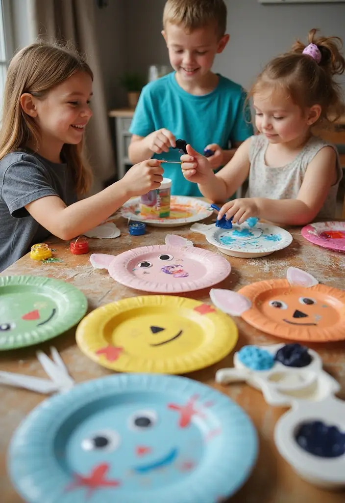 19 Whimsical Kids Craft Projects That Will Keep Them Busy for Hours (Try #12!) - 7. Paper Plate Animals