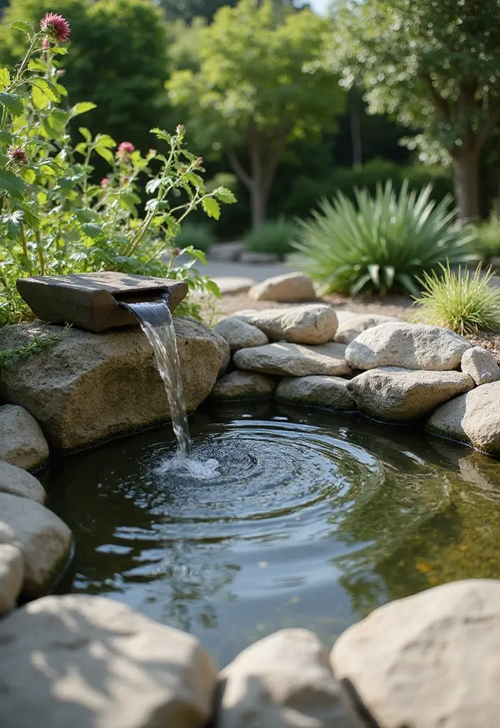 21 Stunning Bohemian Outdoor Spaces That Will Make You Never Want to Leave! - 11. Tranquil Water Features