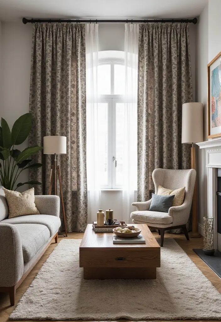 20 Bohemian Curtains That Will Bring Unique Charm to Every Room in Your Home! - 15. Artistic Abstract Patterns