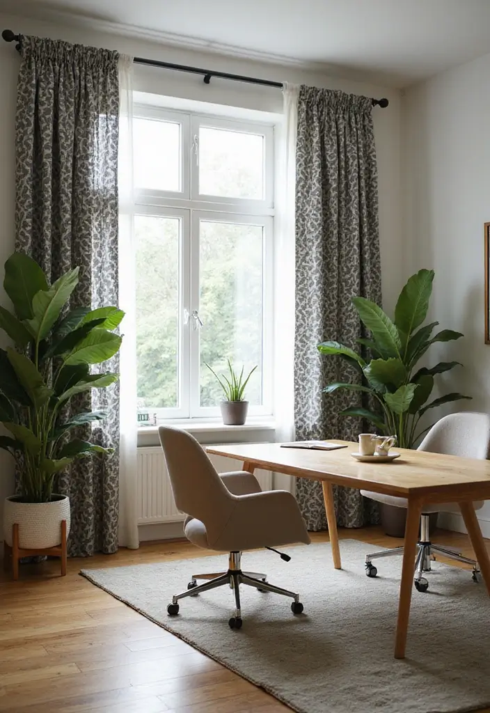 20 Bohemian Curtains That Will Bring Unique Charm to Every Room in Your Home! - 8. Geometric Prints for Modern Boho