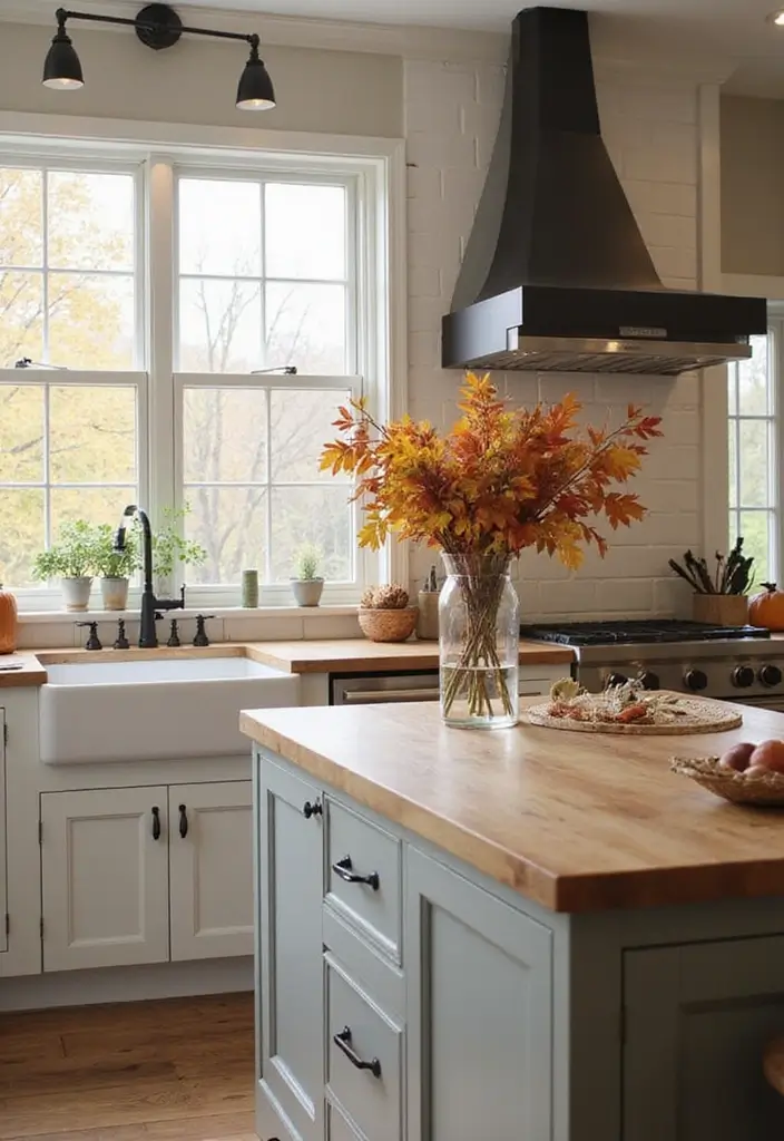 20 Chic Kitchen Styling Tips That Will Make You Want to Cook Every Day! - 14. Seasonal Decor
