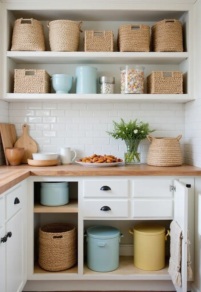 20 Chic Kitchen Styling Tips That Will Make You Want to Cook Every Day! - 17. Attractive Storage Solutions