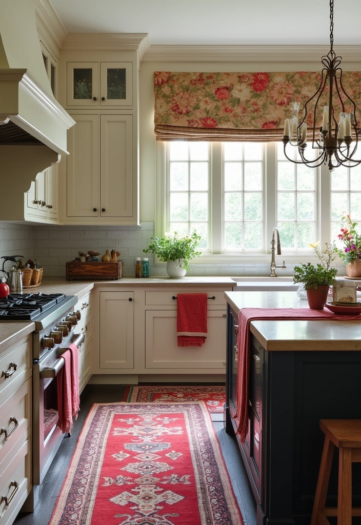20 Chic Kitchen Styling Tips That Will Make You Want to Cook Every Day! - 2. Layered Textiles