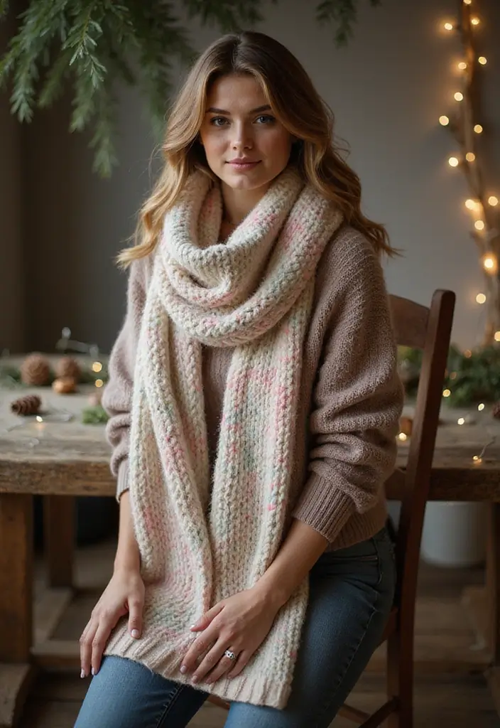 20 Eco-Friendly DIY Projects to Upcycle Your Old Clothes into Chic Accessories (You'll Love #9!) - 3. Scarf from a Sweater