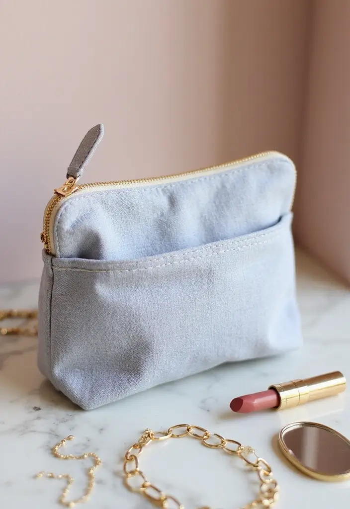 20 Eco-Friendly DIY Projects to Upcycle Your Old Clothes into Chic Accessories (You'll Love #9!) - 5. Pocket Clutch