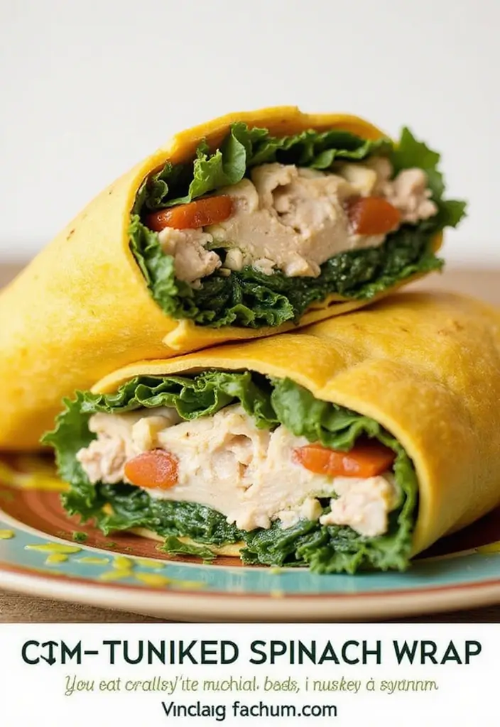 20 Healthy Meals You Can Whip Up in 30 Minutes or Less (You'll Love #15!) - 13. Turkey and Spinach Wrap