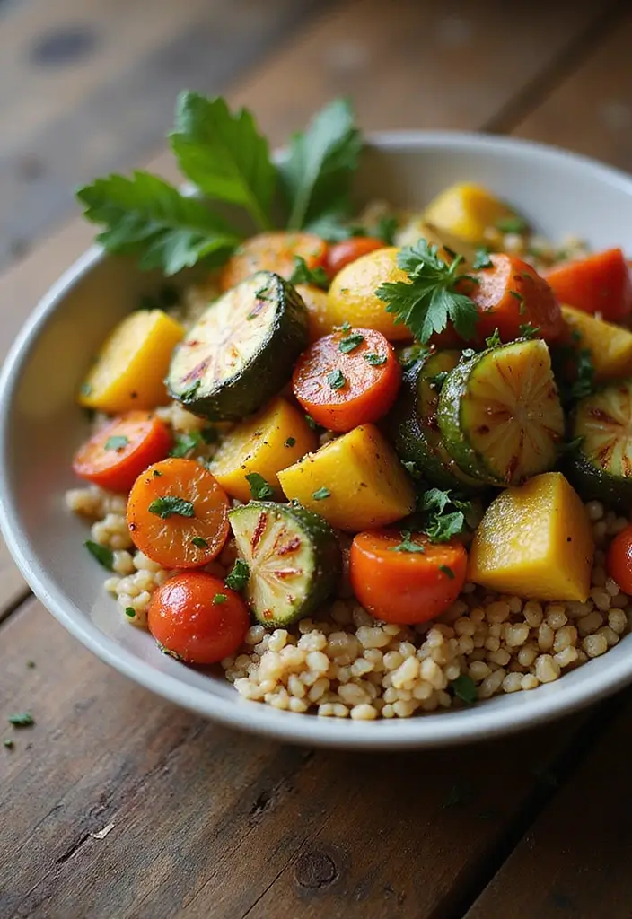 20 Healthy Meals You Can Whip Up in 30 Minutes or Less (You'll Love #15!) - 17. Roasted Veggie Bowl