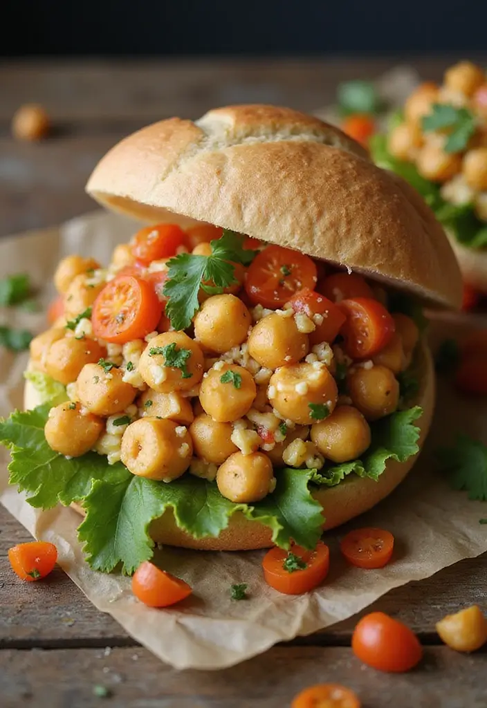 20 Healthy Meals You Can Whip Up in 30 Minutes or Less (You'll Love #15!) - 5. Chickpea Salad Sandwich