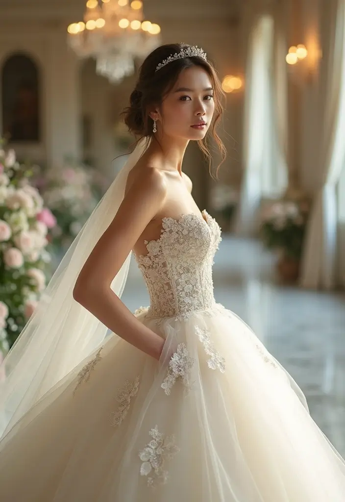 20 Luxury Wedding Dresses That’ll Make You Feel Like Royalty (Wait Until You See #5!) - 1. The Timeless Ballgown