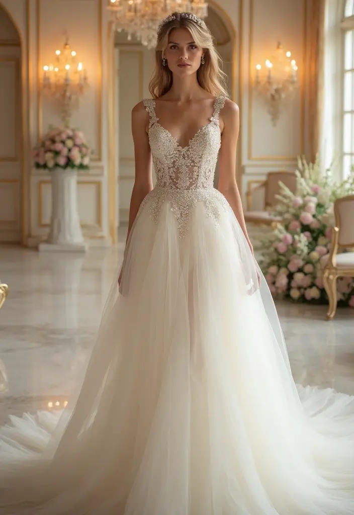 20 Luxury Wedding Dresses That’ll Make You Feel Like Royalty (Wait Until You See #5!) - 11. Lavish Beaded Details
