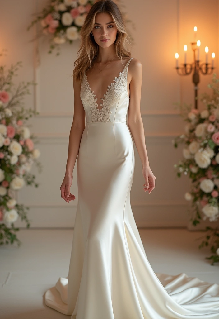 20 Luxury Wedding Dresses That’ll Make You Feel Like Royalty (Wait Until You See #5!) - 13. Timeless Satin