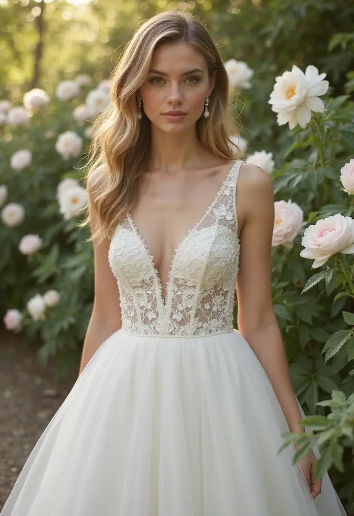20 Luxury Wedding Dresses That’ll Make You Feel Like Royalty (Wait Until You See #5!) - 3. Romantic A-Line Gown