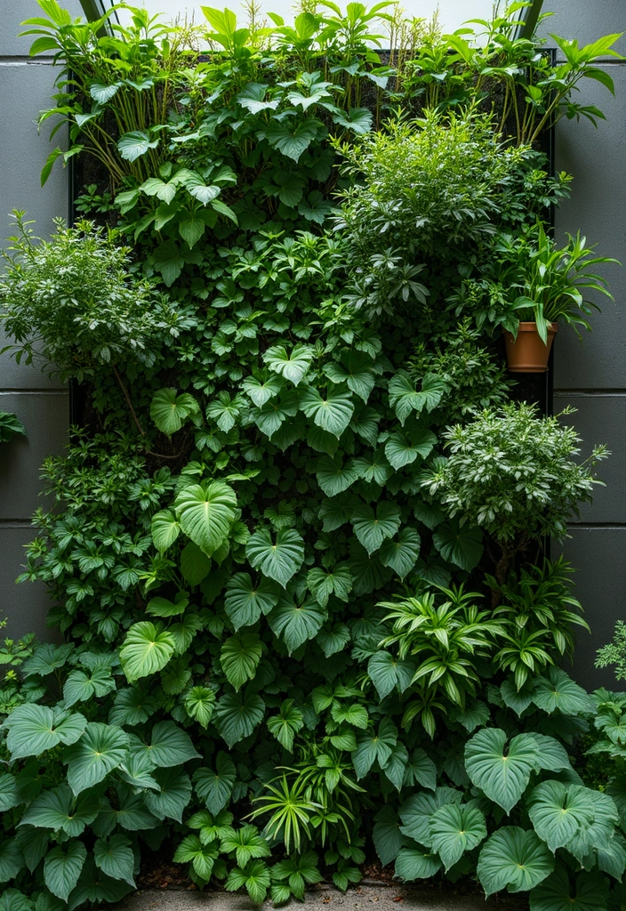 20 Stunning Garden Decoration Ideas That'll Transform Your Outdoor Space (You Won't Believe #11!) - 12. Vertical Garden Walls
