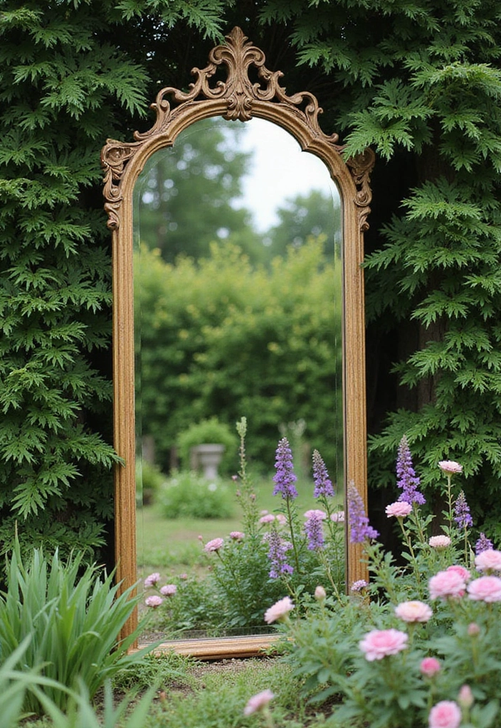 20 Stunning Garden Decoration Ideas That'll Transform Your Outdoor Space (You Won't Believe #11!) - 15. Garden Mirrors