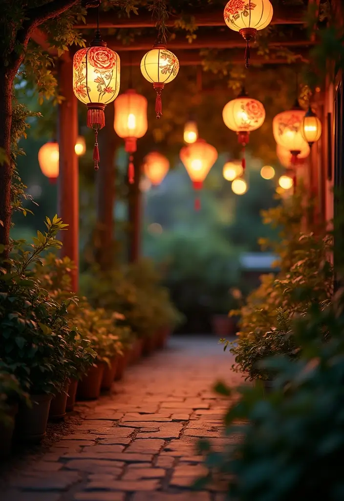 20 Stunning Garden Decoration Ideas That'll Transform Your Outdoor Space (You Won't Believe #11!) - 6. Hanging Lanterns