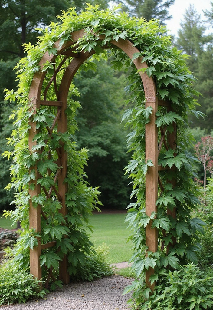 20 Stunning Garden Decoration Ideas That'll Transform Your Outdoor Space (You Won't Believe #11!) - 7. DIY Garden Trellis