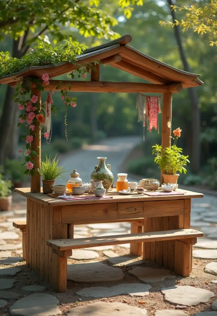 21 Themed Outdoor Tea Table Decor Ideas That'll Spark Your Imagination (Don't Miss #15!) - 12. International Tea Tasting