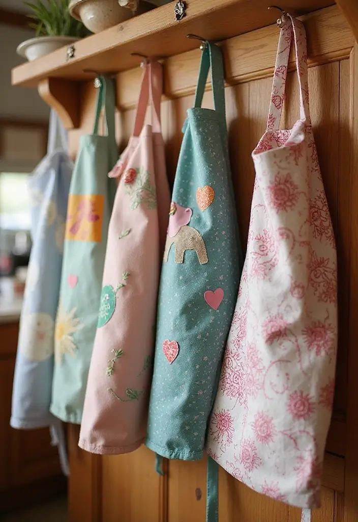 21 Fun Craft Ideas That'll Keep You Busy All Weekend (You Won't Believe #8!) - 20. Personalized Aprons