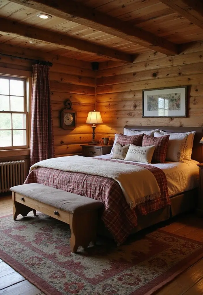 20 Bold Color Patterns for Your Bedroom That Will Leave You Breathless! - 9. Rustic Charm