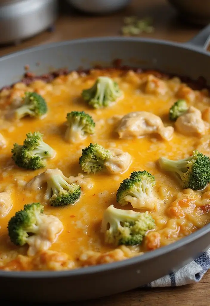 25 Comforting Rice with Chicken Recipes That'll Warm Your Soul (Wait Until You Try #12!) - 19. Chicken Broccoli Rice Casserole