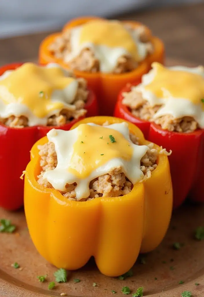 25 Comforting Rice with Chicken Recipes That'll Warm Your Soul (Wait Until You Try #12!) - 6. Chicken and Rice Stuffed Peppers