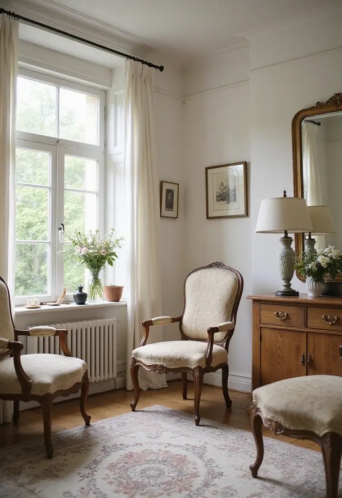 25 Gorgeous Living Room Styles That'll Make You Want to Redecorate Right Now! - 11. Vintage Charm