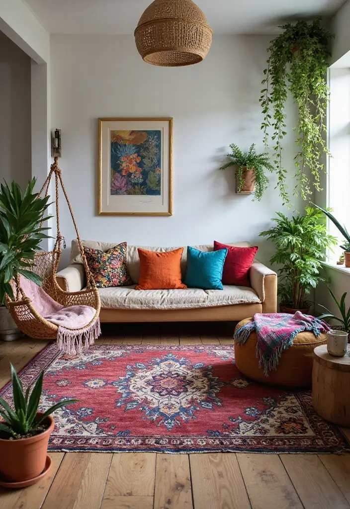 25 Gorgeous Living Room Styles That'll Make You Want to Redecorate Right Now! - 2. Bohemian Bliss