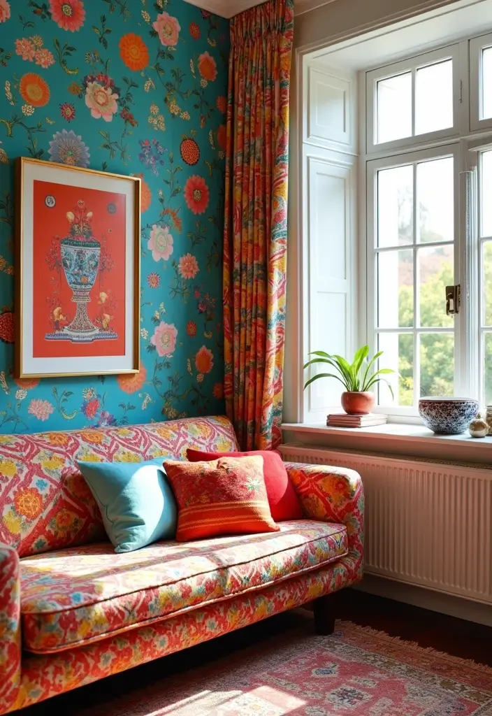 25 Gorgeous Living Room Styles That'll Make You Want to Redecorate Right Now! - 23. Playful Patterns