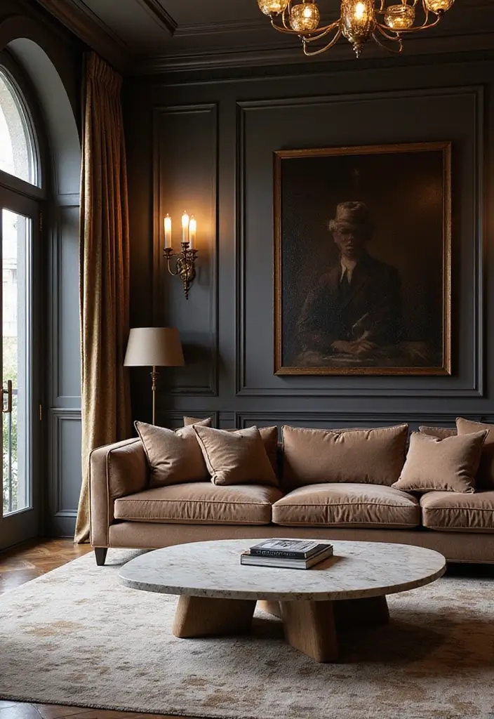 25 Gorgeous Living Room Styles That'll Make You Want to Redecorate Right Now! - 7. Luxurious Glam