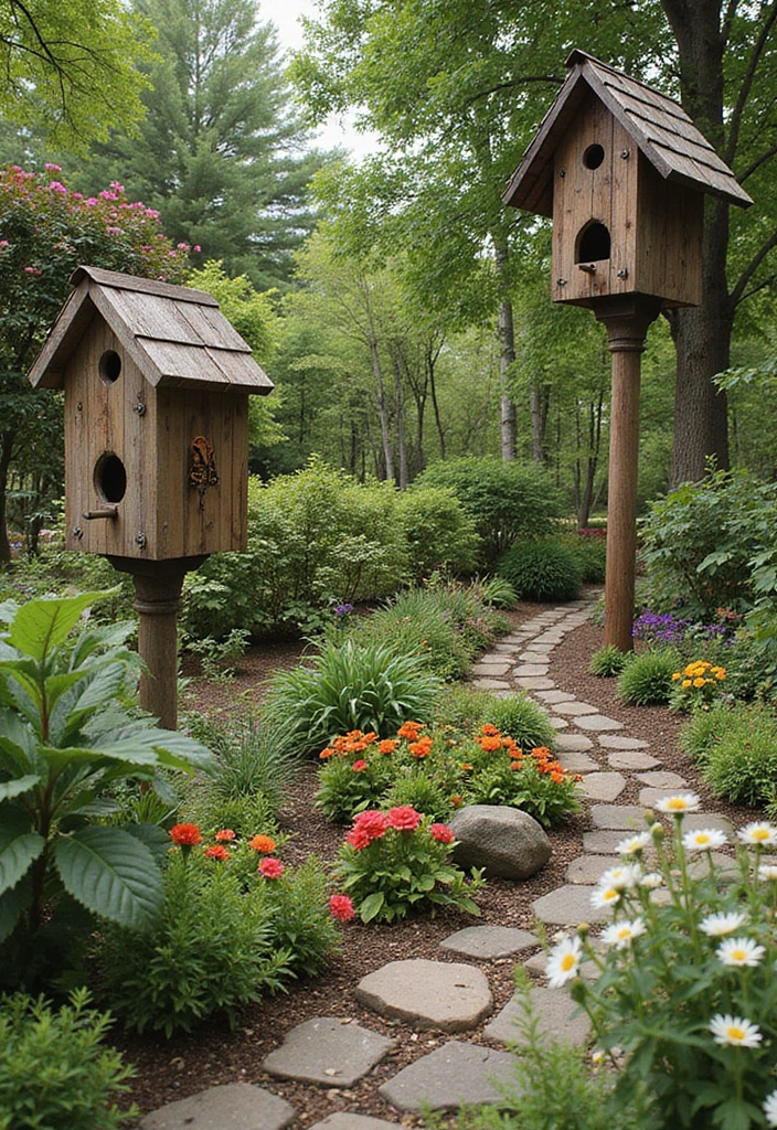 25 Stylish DIY Garden Decor Ideas That Will Wow Your Guests (You’ll Want #12 in Your Yard!) - 25. Garden Wildlife Habitat