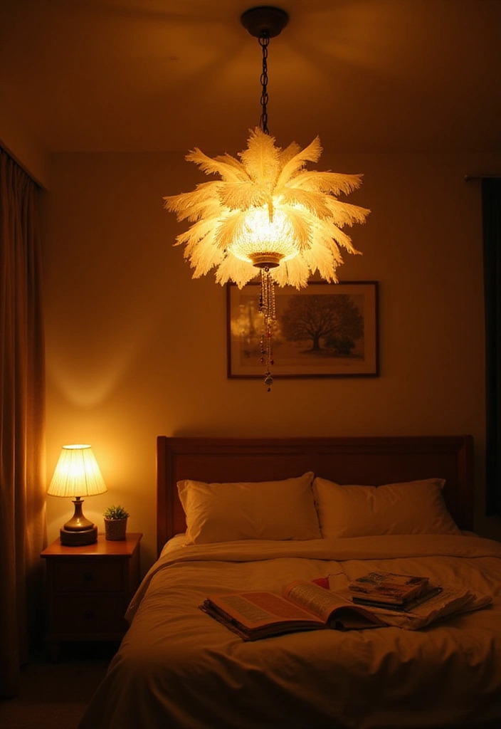 25 Whimsical Fairy Bedroom Ideas That'll Make You Believe in Magic Again! - 13. Enchanted Lighting Fixtures