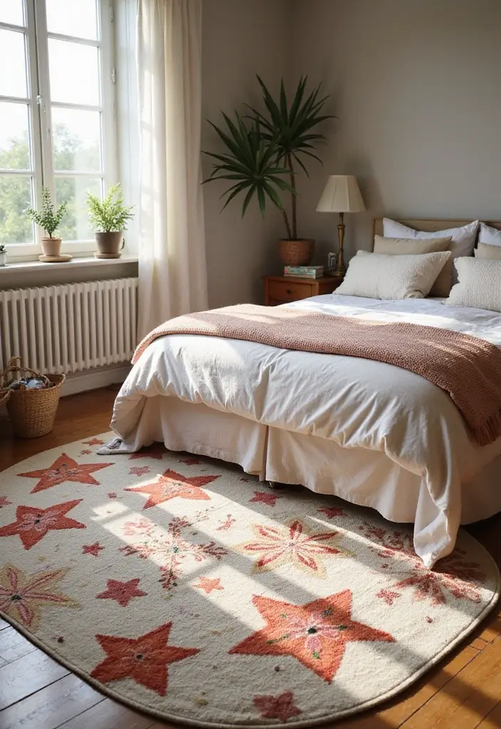 25 Whimsical Fairy Bedroom Ideas That'll Make You Believe in Magic Again! - 14. Whimsical Rugs
