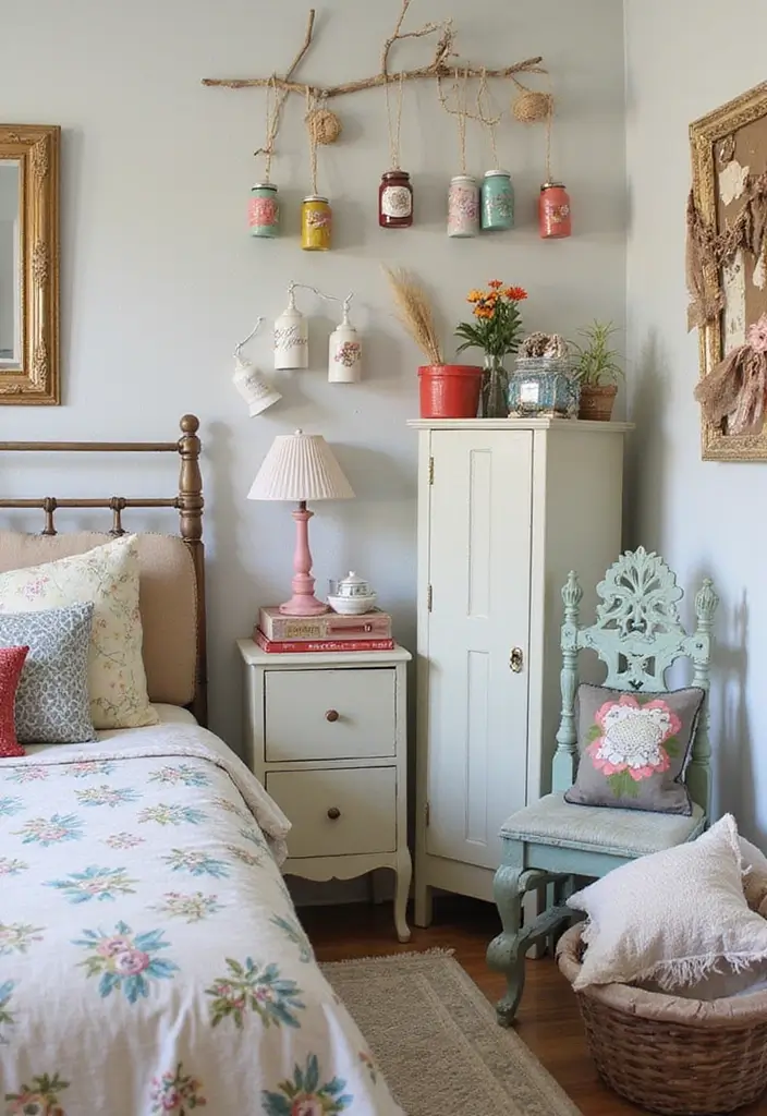 25 Whimsical Fairy Bedroom Ideas That'll Make You Believe in Magic Again! - 20. Upcycled Fairy Decor