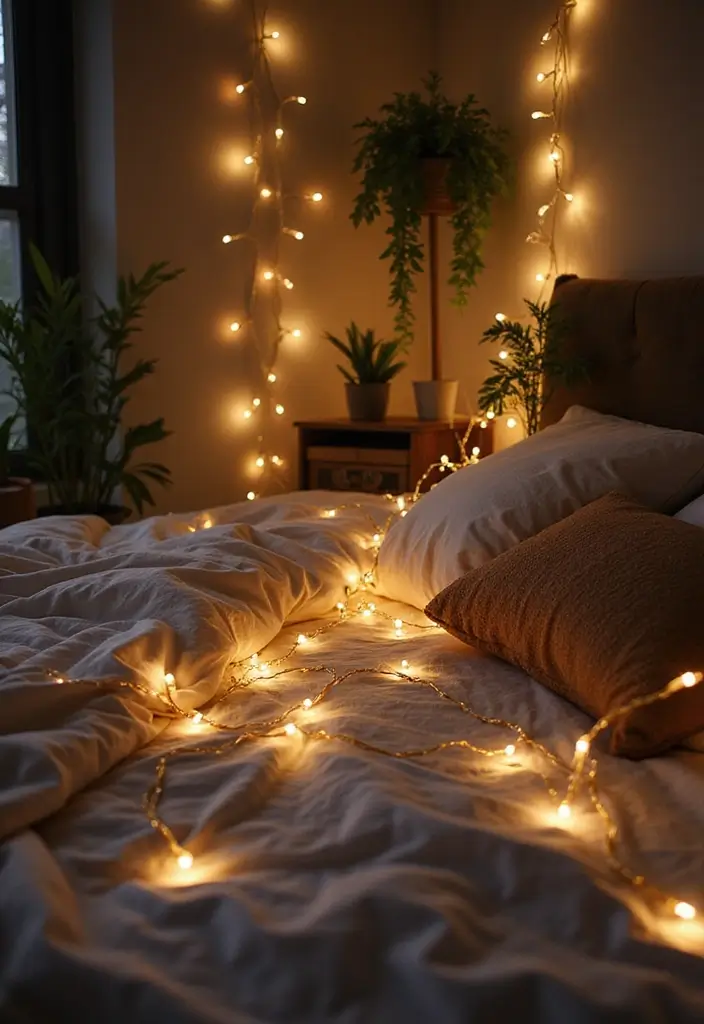 25 Whimsical Fairy Bedroom Ideas That'll Make You Believe in Magic Again! - 3. Fairy Light Magic