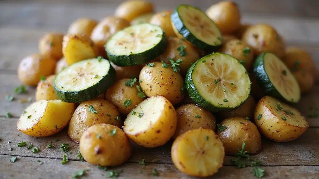 20 Comforting Garlic Herb Roasted Potatoes & Zucchini Recipes You Can’t Resist!