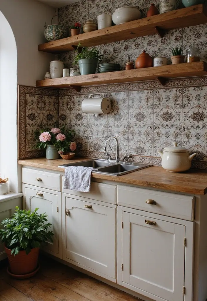 10 Stunning Art Tiles for Your Kitchen That Will Transform Your Cooking Space! - 7. Vintage Inspired Tiles