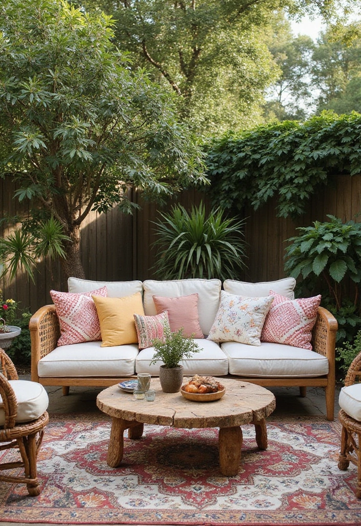 21 Stunning Bohemian Outdoor Spaces That Will Make You Never Want to Leave! - 21. Seasonal Decor Changes