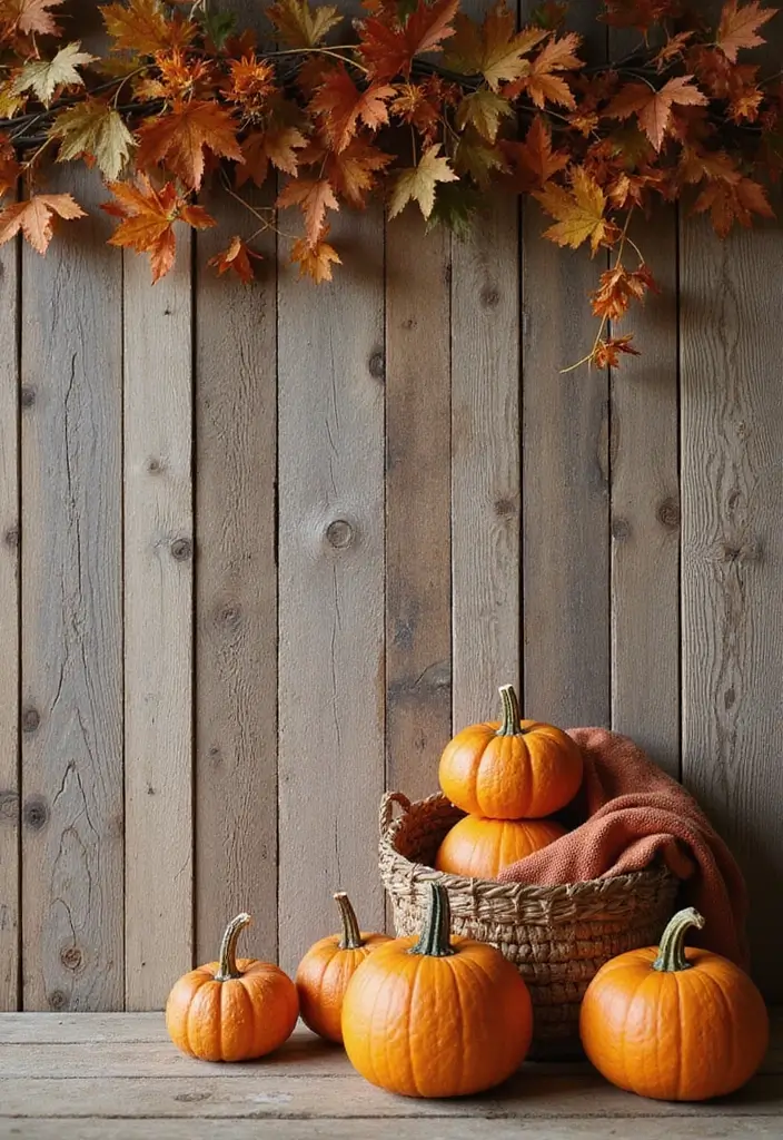 14 Fall Wall Decor Ideas That'll Make Your Walls Sing with Autumn Vibes! - 11. Rustic Wood Panels