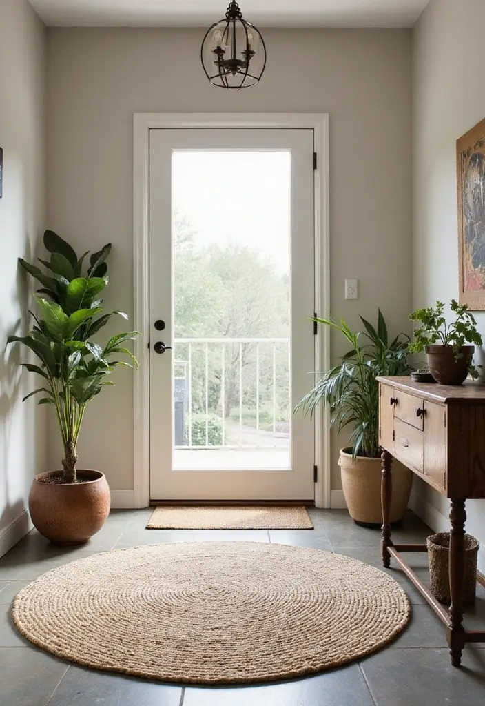 15 Cozy Entryway Rugs That'll Make You Feel Right at Home (You'll Love #5!) - 5. Earthy Vibes: Natural Fiber Rugs