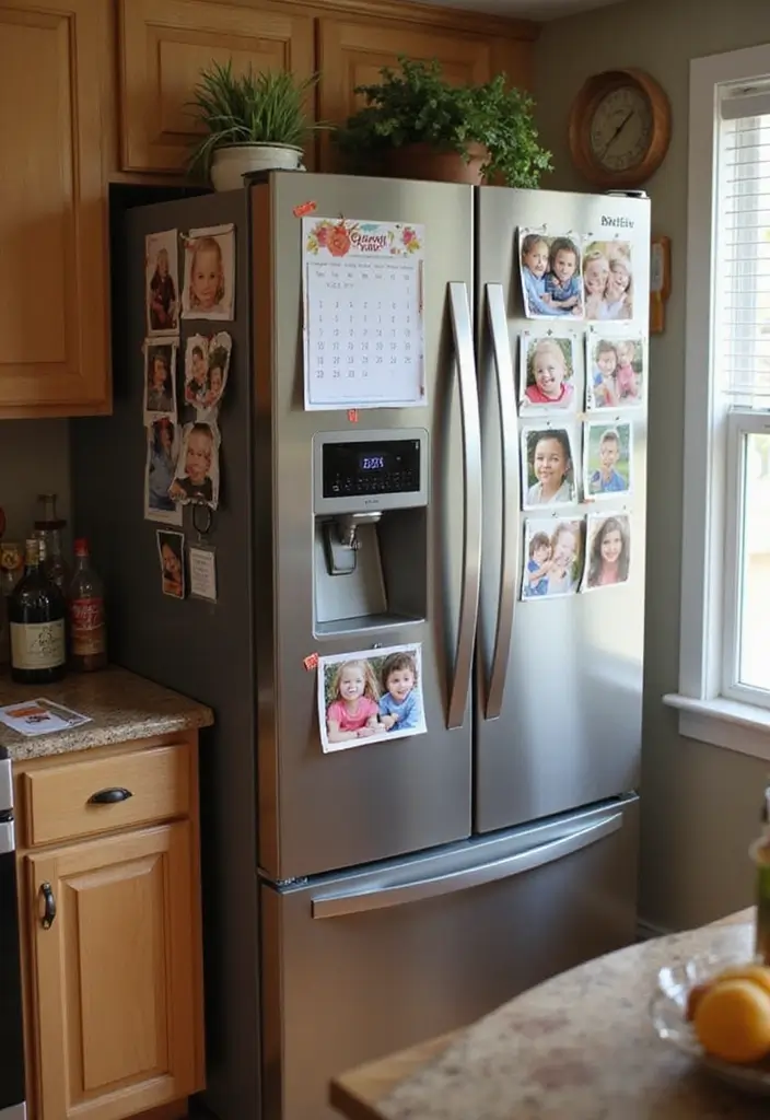 14 Game-Changing Smart Refrigerator Hacks for Ultimate Kitchen Organization (You’ll Love #6!) - 12. Family Communication Board