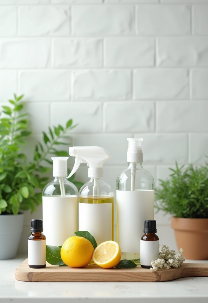 21 Eco-Friendly Home Hacks That Embrace Biophilic Design (Don't Miss #12!) - 10. Natural Cleaning Products