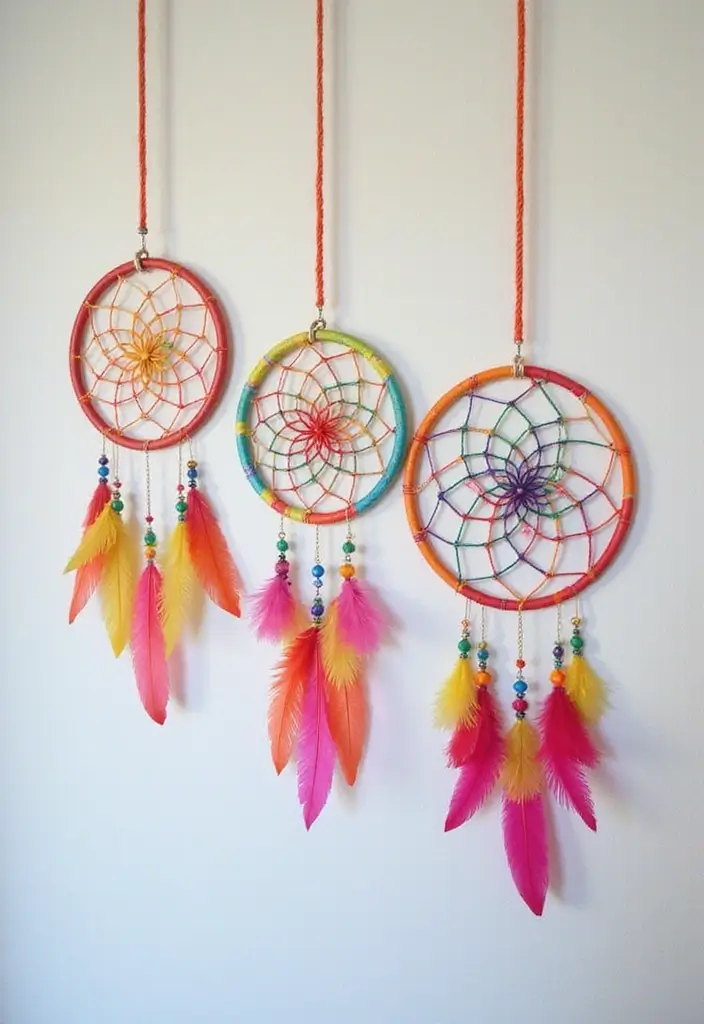 25 Trendy Teen Room Decor Ideas That'll Make You Want to Redecorate ASAP! - 9. DIY Dreamcatchers