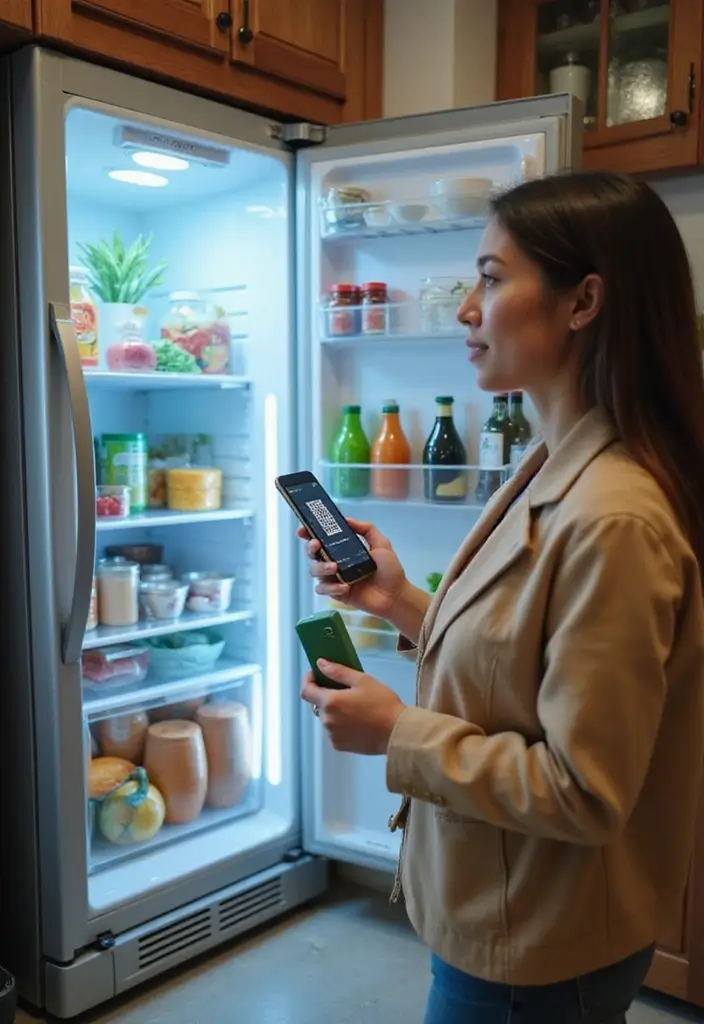 14 Game-Changing Smart Refrigerator Hacks for Ultimate Kitchen Organization (You’ll Love #6!) - 5. QR Codes for Easy Reordering