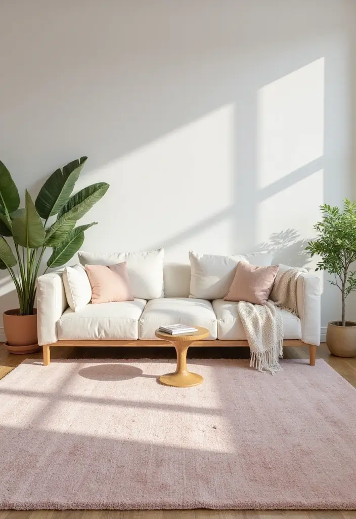 19 Colorful Carpet Designs for Living Rooms That Will Brighten Your Day (Wait Until You See #10!) - 3. Soft Pastels