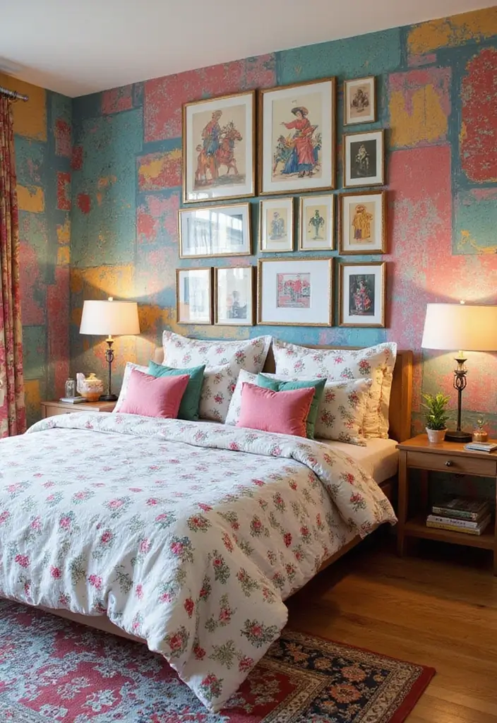 20 Bold Color Patterns for Your Bedroom That Will Leave You Breathless! - 6. Artistic Abstracts
