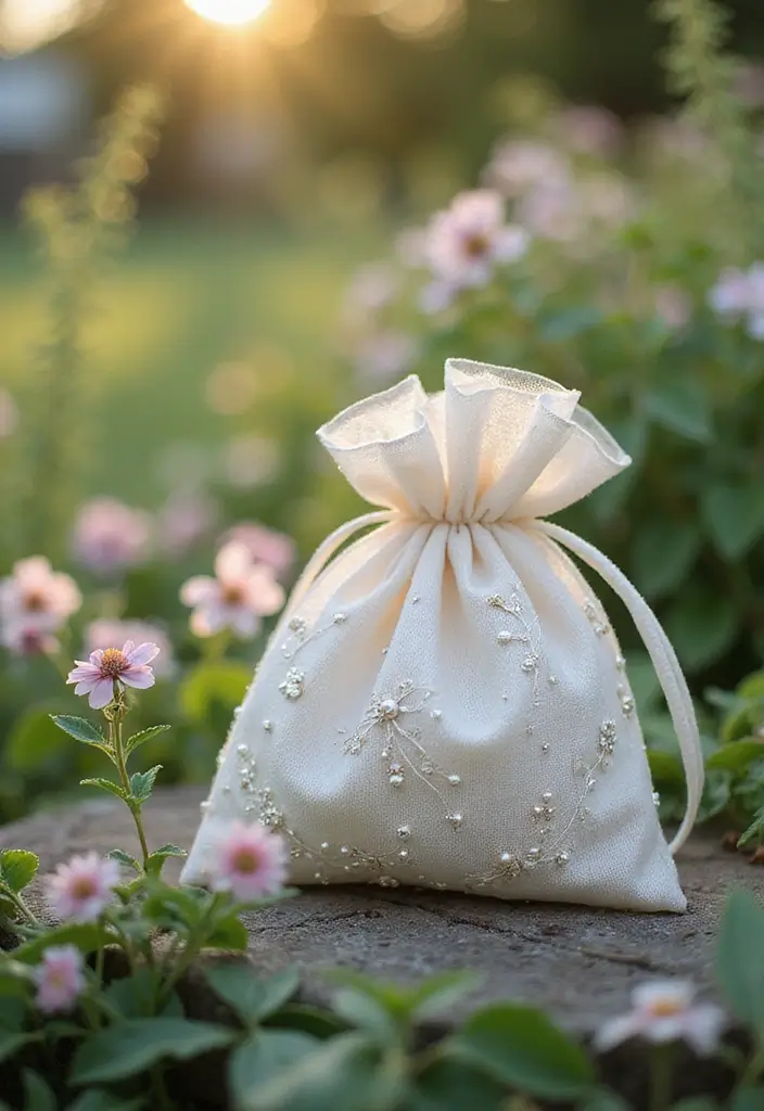 17 Trendy Handmade Pearl Pouches That Will Steal the Show This Wedding Season! - 6. Ethereal Mesh Pearl Pouch