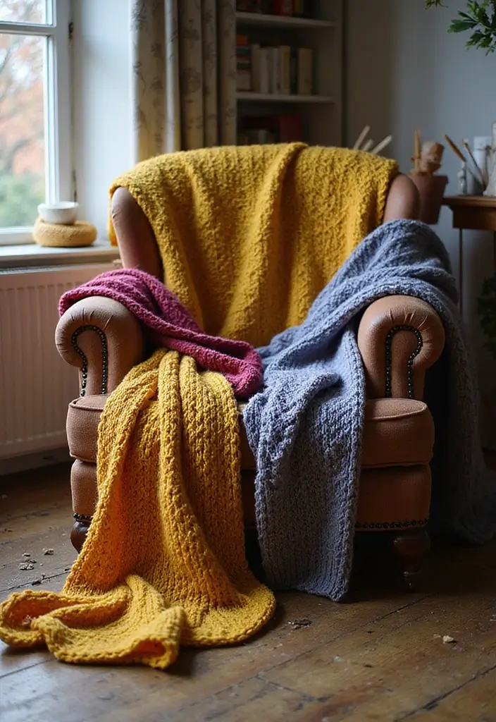 21 Fun Craft Ideas That'll Keep You Busy All Weekend (You Won't Believe #8!) - 17. Simple Knitted Scarves