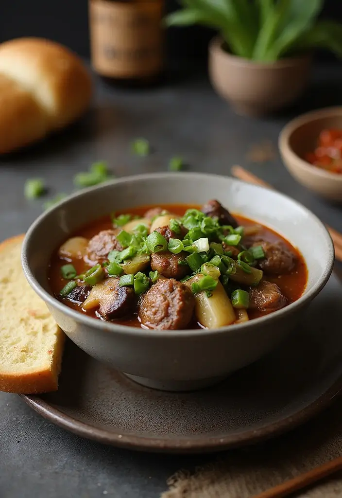 6 Slow Cooker Beef Stews That Are Simplicity at Its Best (Pair with Garlic Bread for Perfection!) - 5. Asian-Inspired Beef Stew