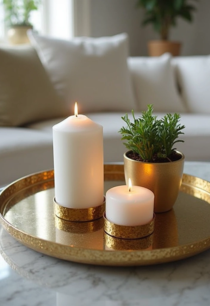 15 Stunning Mirror Decor Ideas That Will Transform Your Living Room (Wait Until You See #9!) - 8. Decorative Mirror Trays