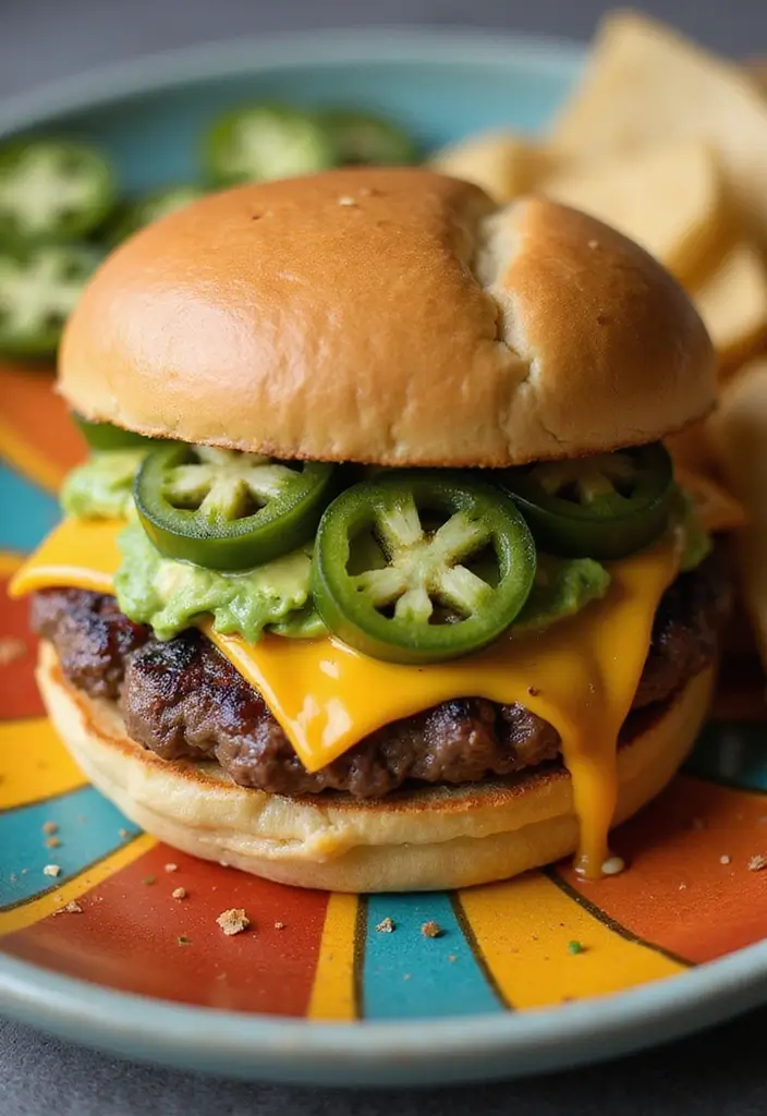 21 Cheesy Cheeseburger Recipes That'll Make You Melt (Literally!) - 5. Spicy Jalapeño Cheeseburger